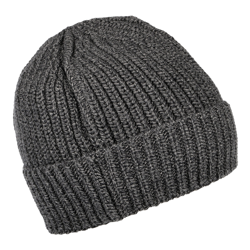 Bonnet Côtelé TJM Flag gris foncé TOMMY HILFIGER