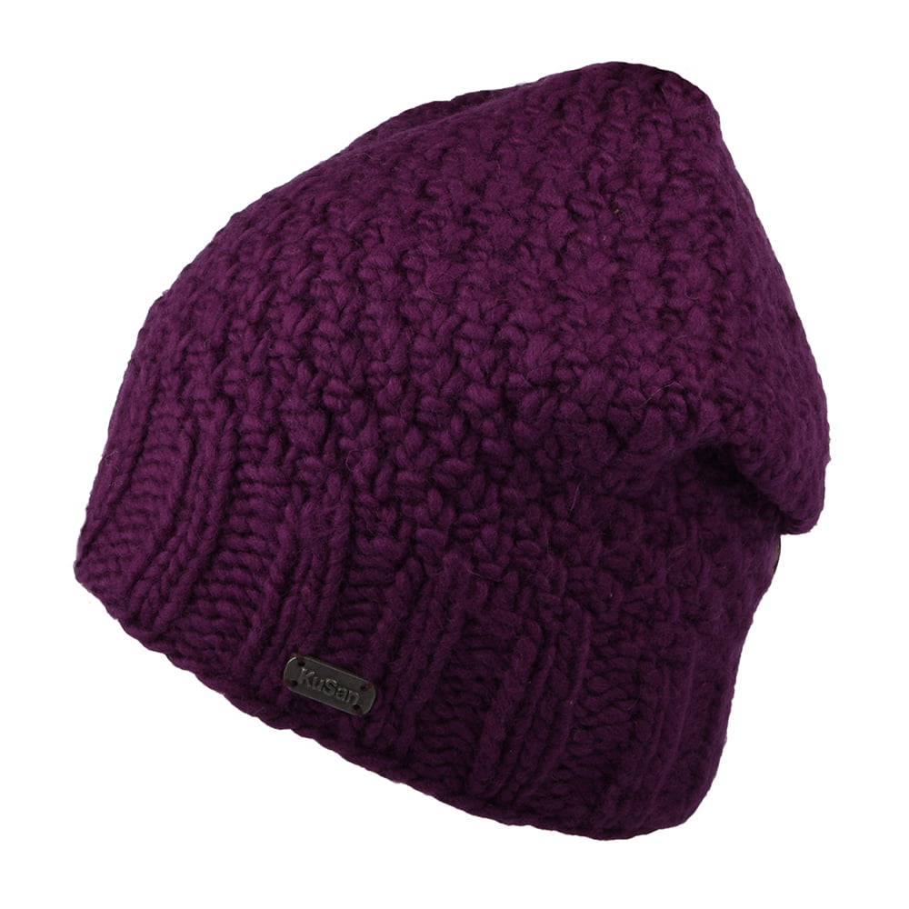 Bonnet Boutonné violet KUSAN