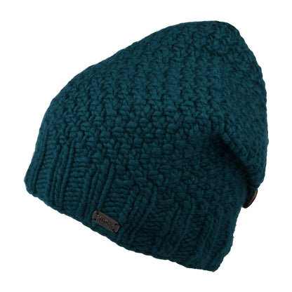 Bonnet Boutonné bleu sarcelle KUSAN