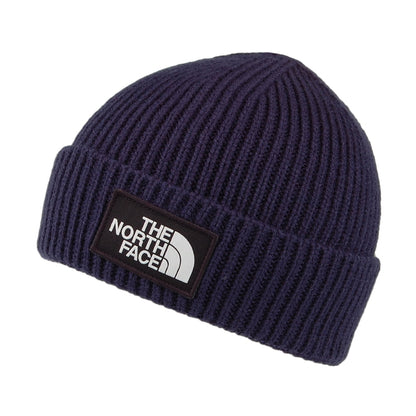 Bonnet Marin à Revers Logo Box bleu marine THE NORTH FACE