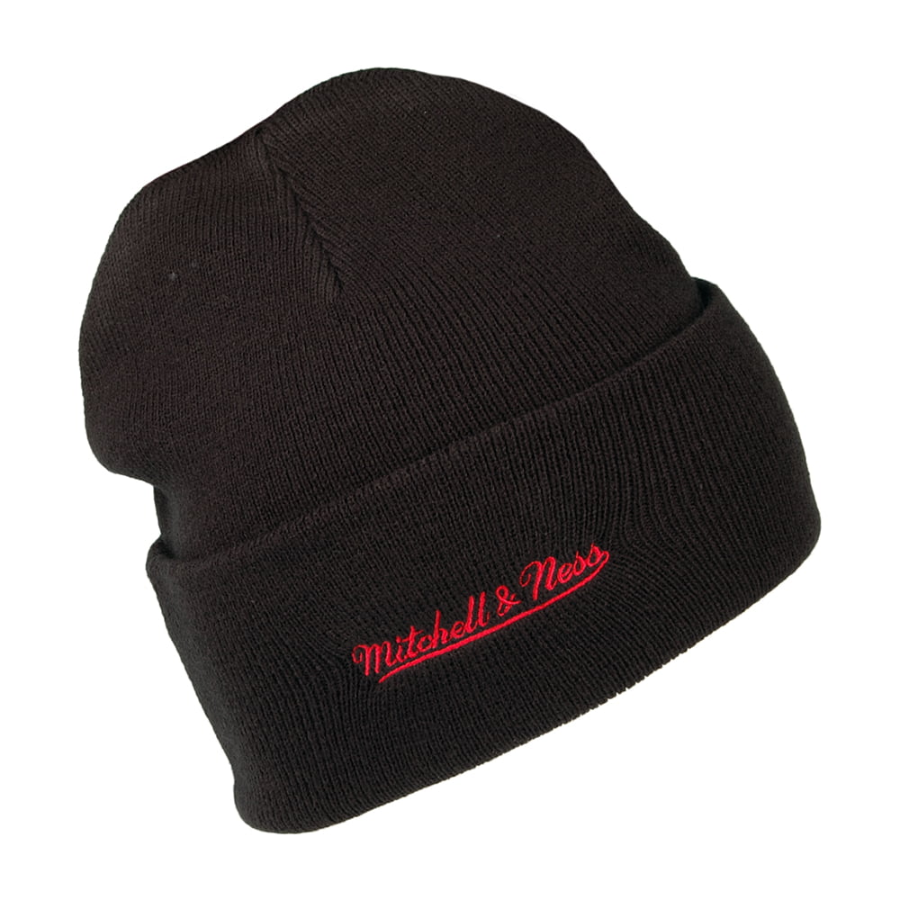 Bonnet NBA Team Logo Cuff Knit Philadelphia 76ers noir MITCHELL & NESS
