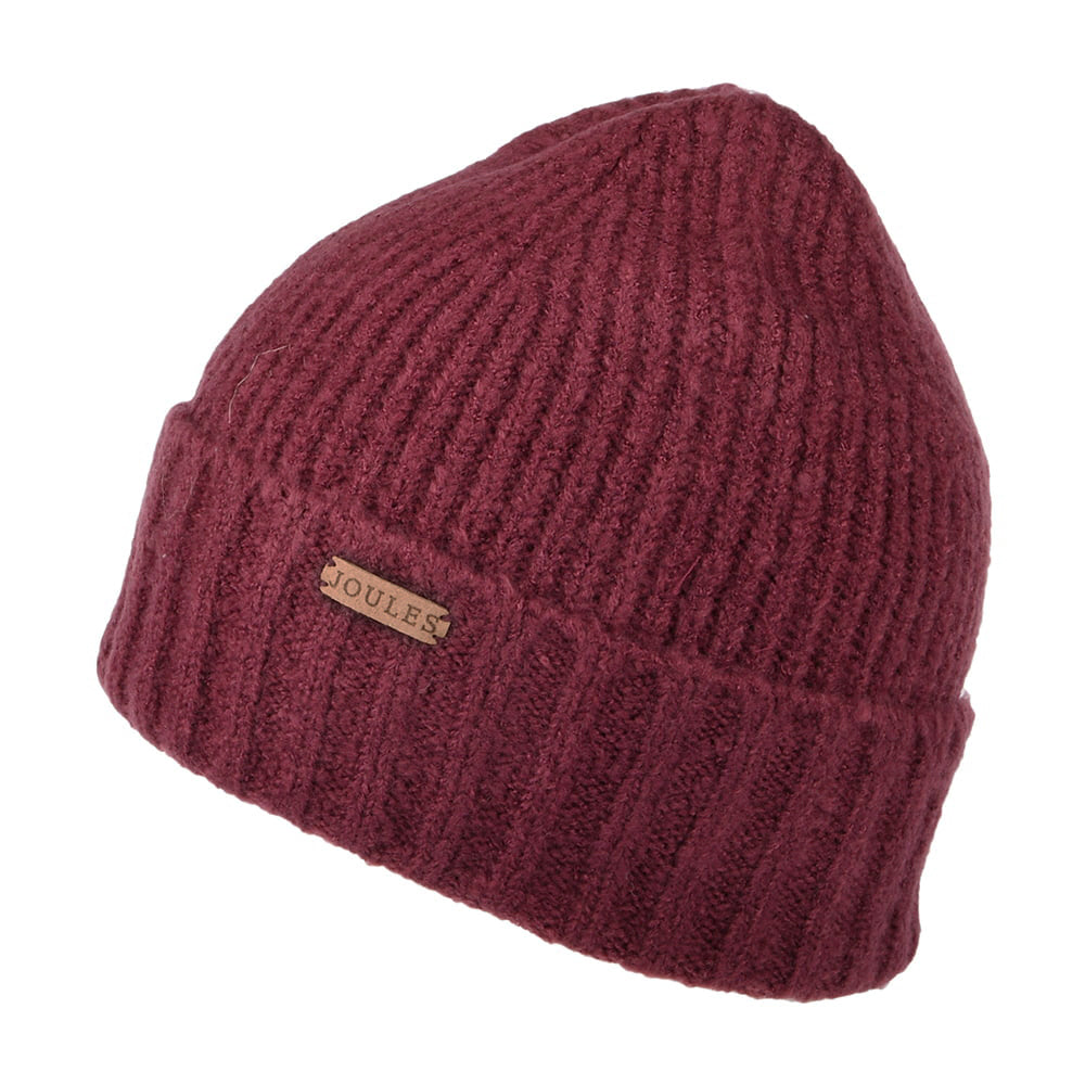 Bonnet Bamburgh rouge profond JOULES