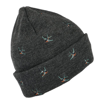 Bonnet à Revers Hirondelles Vinson gris foncé BARTS