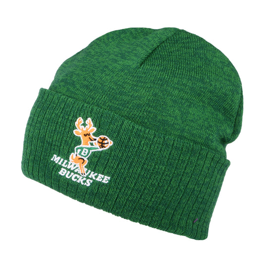 Bonnet NBA Fandom Knit HWC Milwaukee Bucks vert MITCHELL & NESS