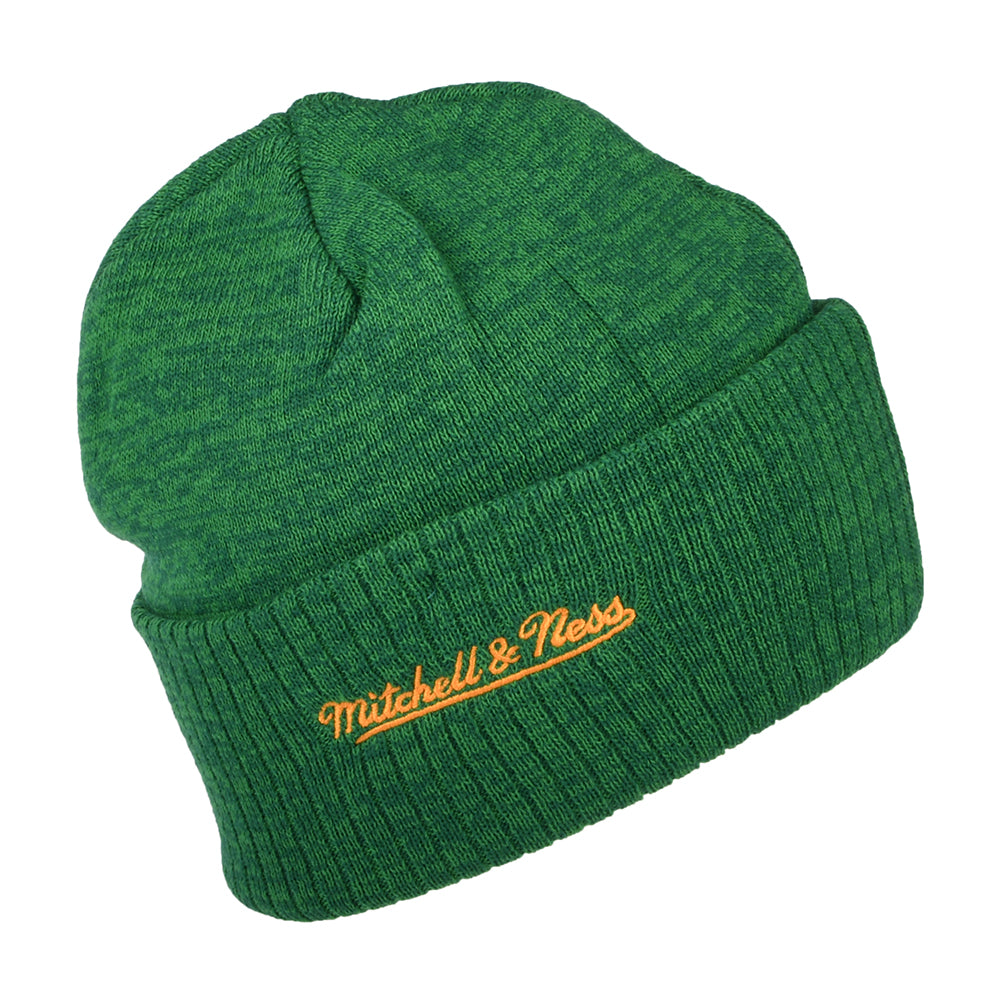 Bonnet NBA Fandom Knit HWC Milwaukee Bucks vert MITCHELL & NESS