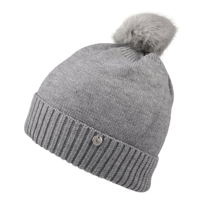 Bonnet à Pompon Libellule Stafford gris JOULES