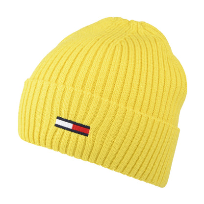 Bonnet Côtelé TJM Flag jaune TOMMY HILFIGER