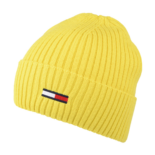 Bonnet Côtelé TJM Flag jaune TOMMY HILFIGER