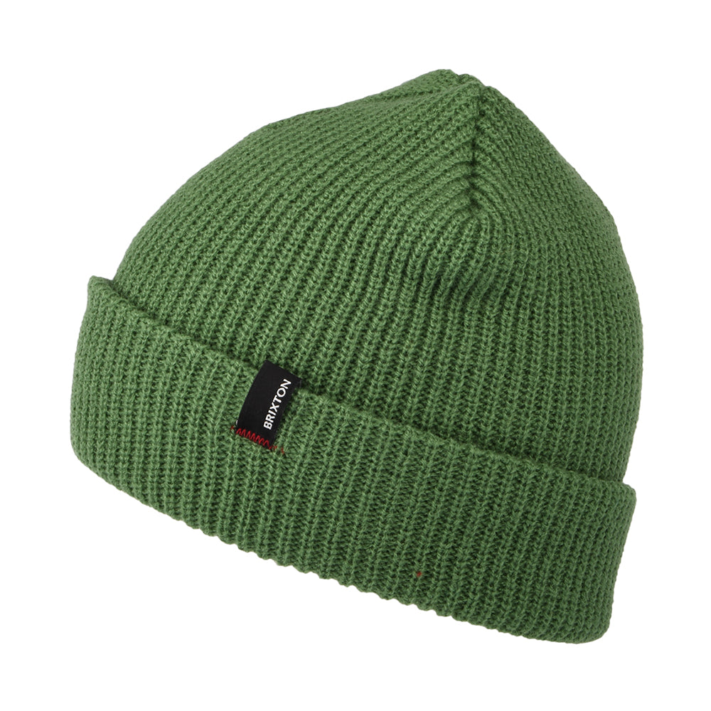 Bonnet à Revers Heist vert BRIXTON