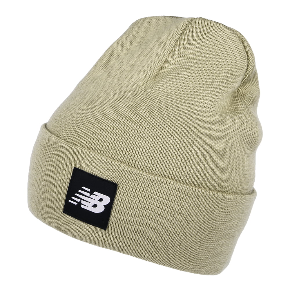 Bonnet Knit à Revers Flying NB taupe NEW BALANCE