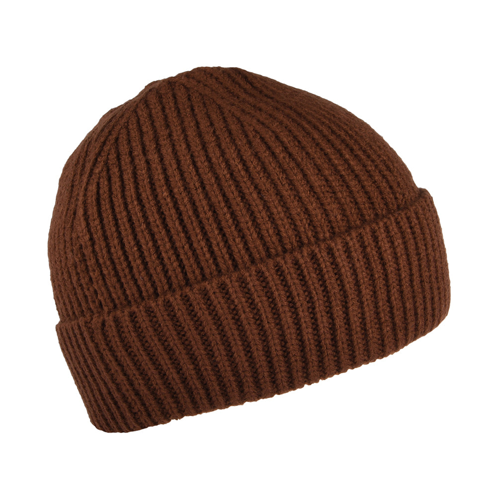 Bonnet Marin à Revers TNF Logo Box marron THE NORTH FACE