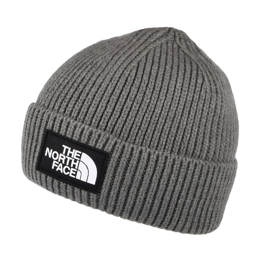 Bonnet Marin à Revers TNF Logo Box gris moyen THE NORTH FACE