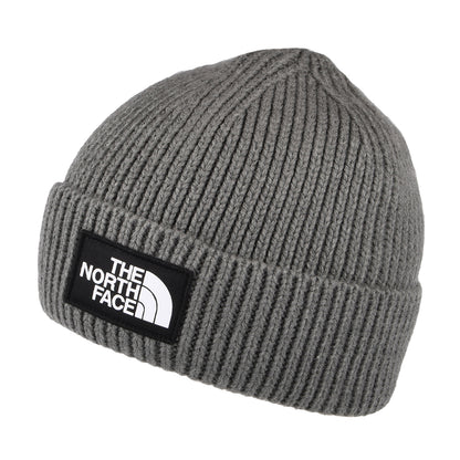 Bonnet Marin à Revers TNF Logo Box gris moyen THE NORTH FACE