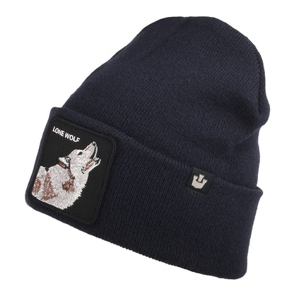 Bonnet Wolf Man bleu marine foncé GOORIN