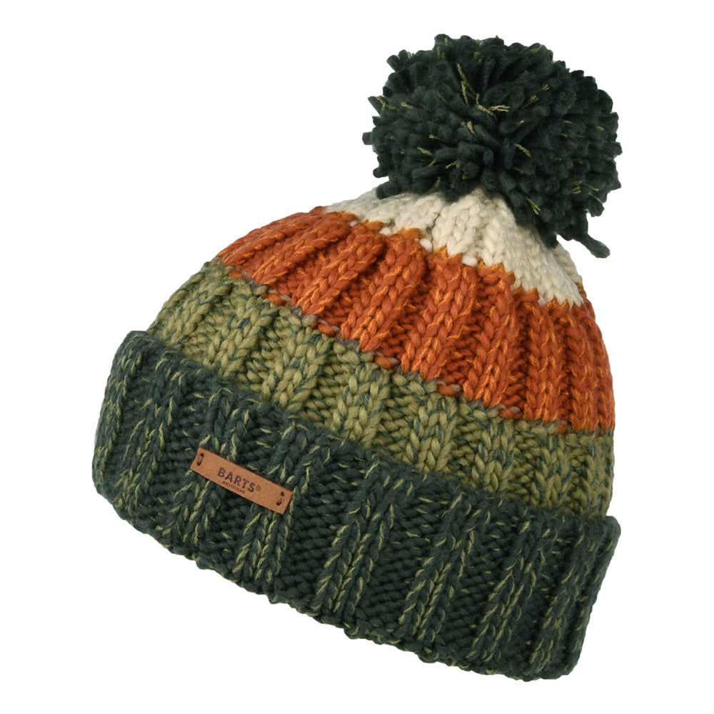 Bonnet à Pompon Wilhelm vert militaire-multi BARTS