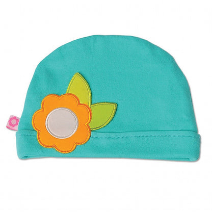 Chapeau Bébé Poppy The Peacock vert OLIVE & MOSS