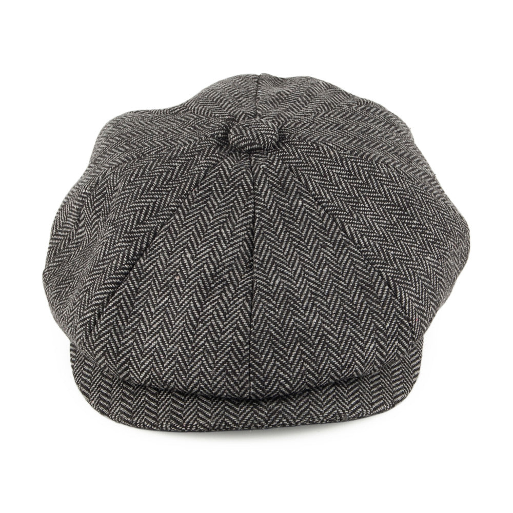 Casquette Gavroche Enfant à Chevrons anthracite JAXON & JAMES