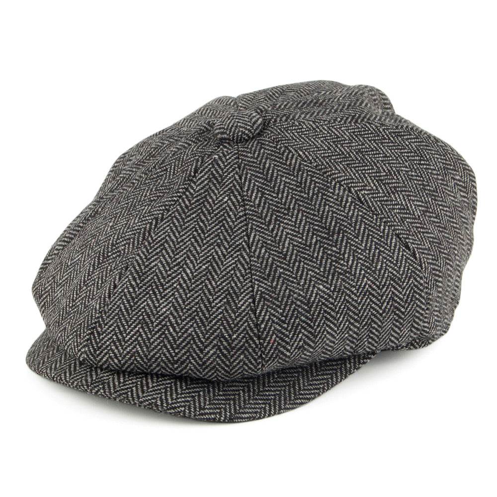 Casquette Gavroche Enfant à Chevrons anthracite JAXON & JAMES