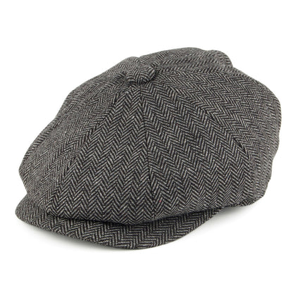 Casquette Gavroche Enfant à Chevrons anthracite JAXON & JAMES
