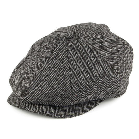 Casquette Gavroche Enfant à Chevrons anthracite JAXON & JAMES