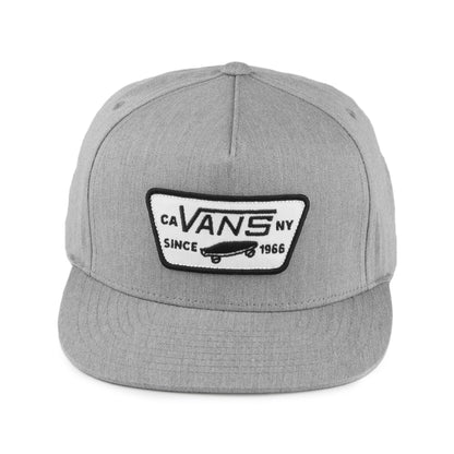 Casquette Snapback Enfant Garçon Full Patch Boys gris VANS