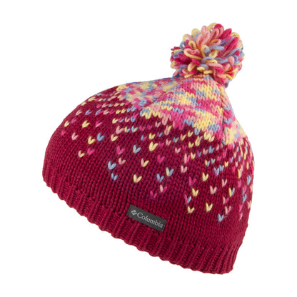 Bonnet Enfant Siberian Sky rose-bordeaux COLUMBIA