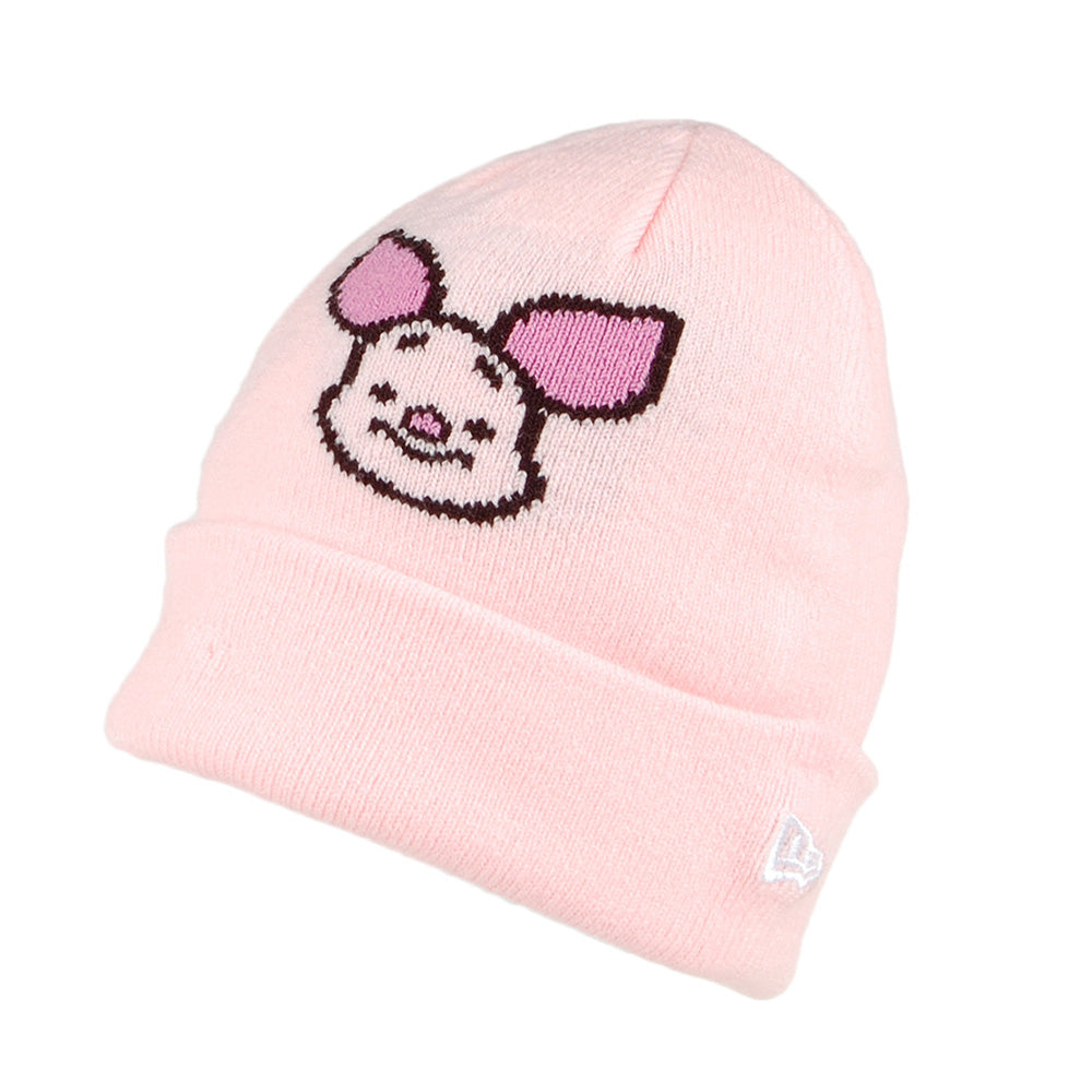 Bonnet Bébé Cuff Knit Disney Porcinet rose NEW ERA