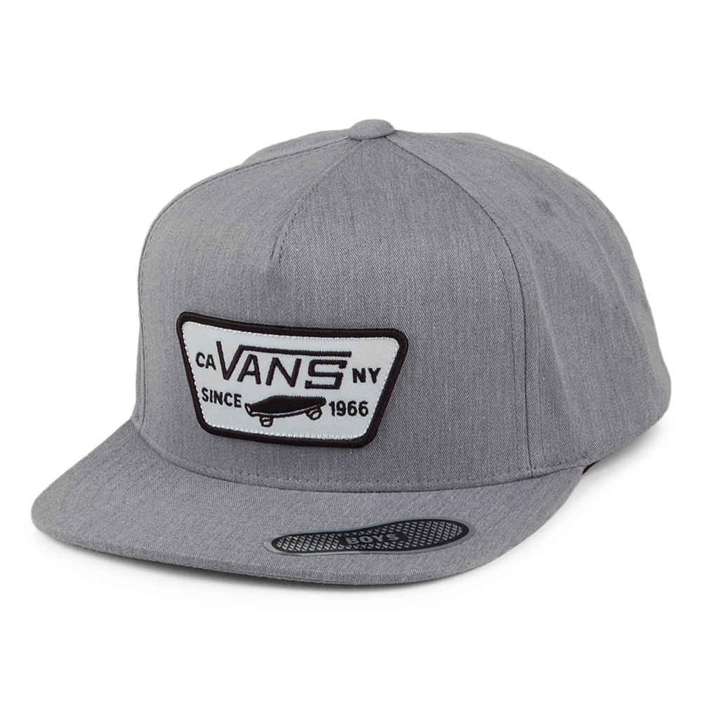 Casquette Snapback Enfant Full Patch gris chiné VANS