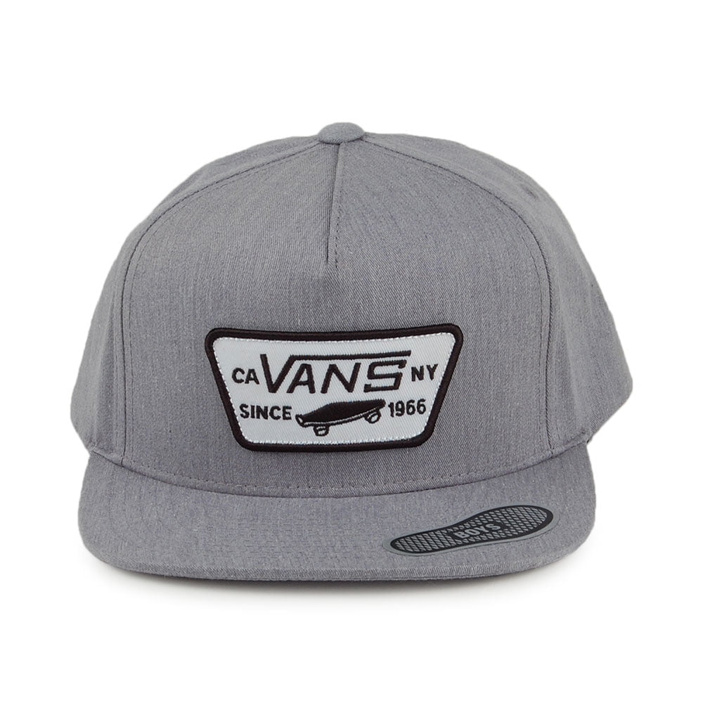 Casquette Snapback Enfant Full Patch gris chiné VANS