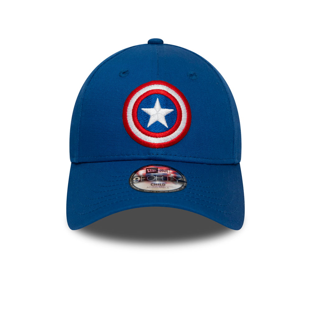Casquette Enfant 9FORTY Captain America bleu NEW ERA