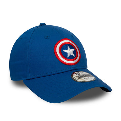 Casquette Enfant 9FORTY Captain America bleu NEW ERA