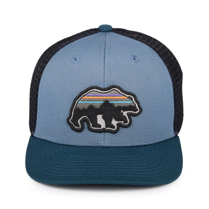 Casquette Trucker Enfant en Coton Bio Back for Good Bear bleu PATAGONIA