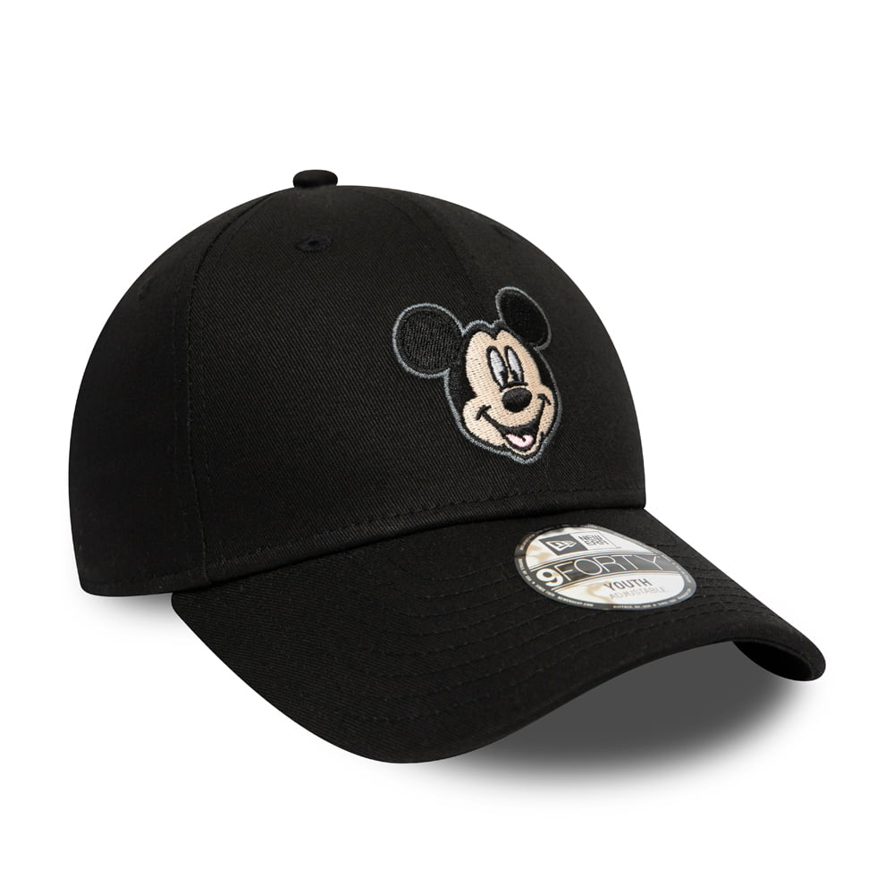 Casquette Enfant 9FORTY Disney Character Face Mickey Mouse noir NEW ERA
