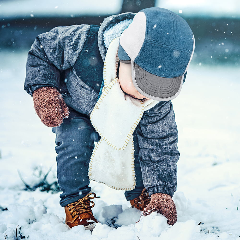 Casquette Enfant Protège-Oreilles Snowflip turquoise SUNDAY AFTERNOONS