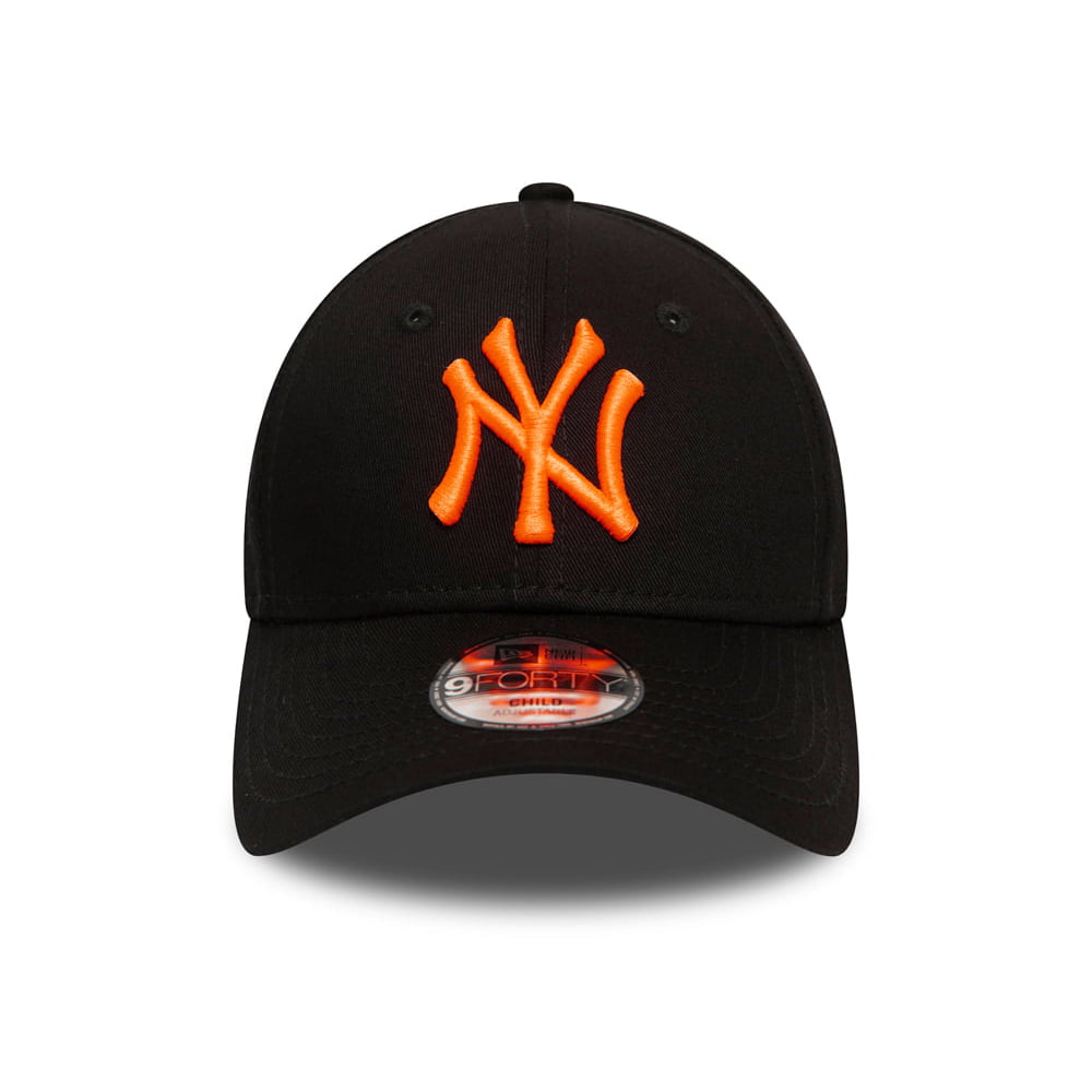 Casquette Enfant 9FORTY MLB New York Yankees noir-orange NEW ERA