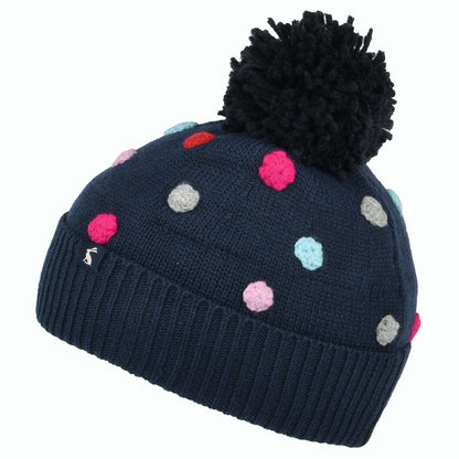 Bonnet à Pompon Enfant Bella Pom Pom bleu marine JOULES