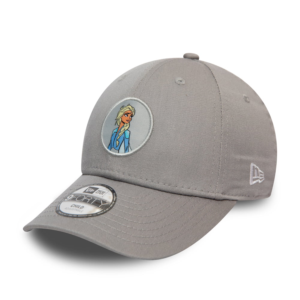 Casquette Enfant 9FORTY Disney Reine Des Neiges Logo Elsa gris NEW ERA