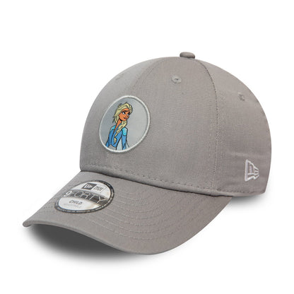 Casquette Enfant 9FORTY Disney Reine Des Neiges Logo Elsa gris NEW ERA