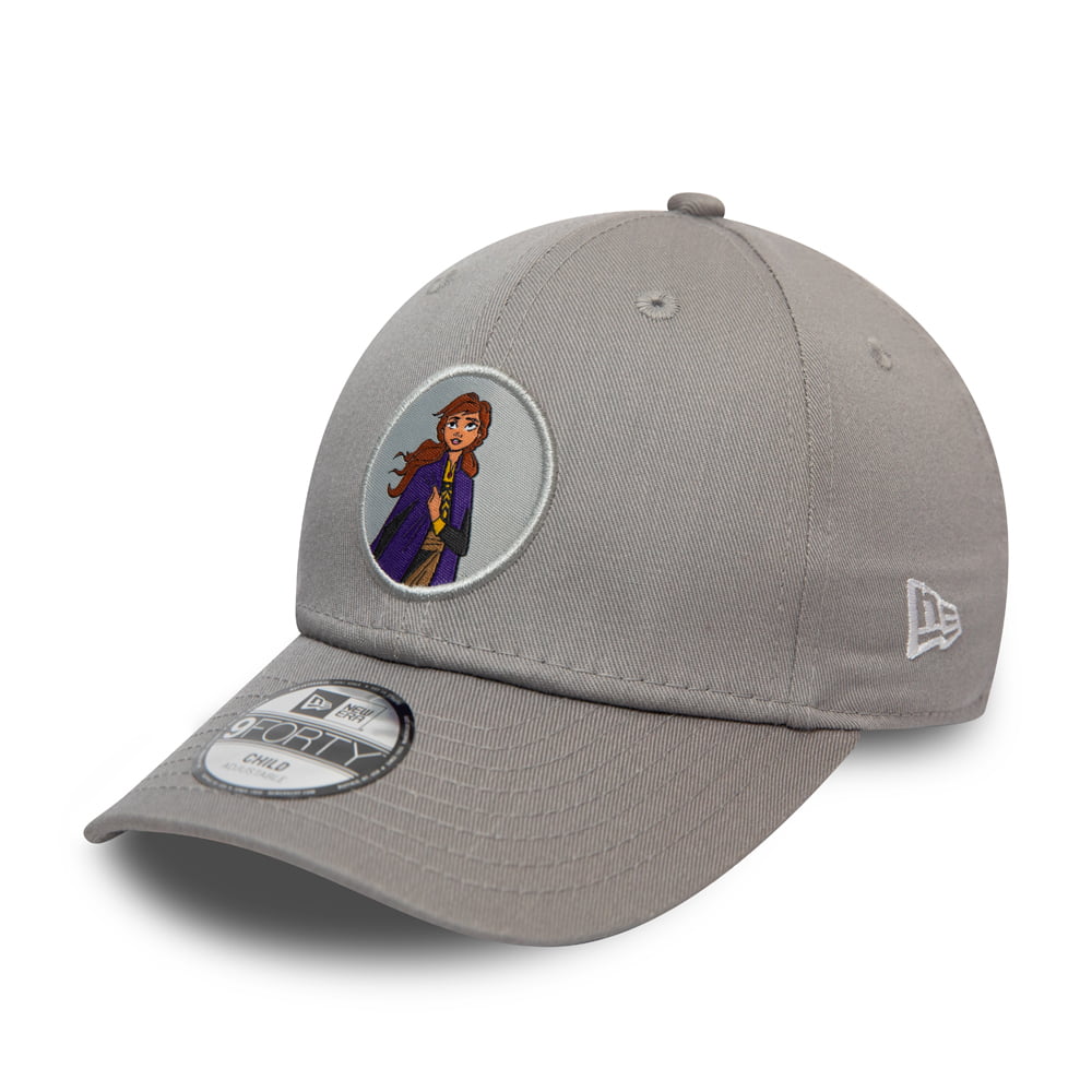 Casquette Enfant 9FORTY Disney Reine Des Neiges Logo Anna gris NEW ERA