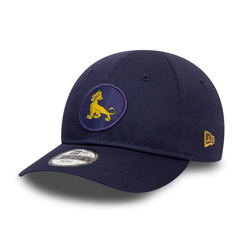 Casquette Bébé 9FORTY Disney Roi Lion Logo Simba bleu marine NEW ERA