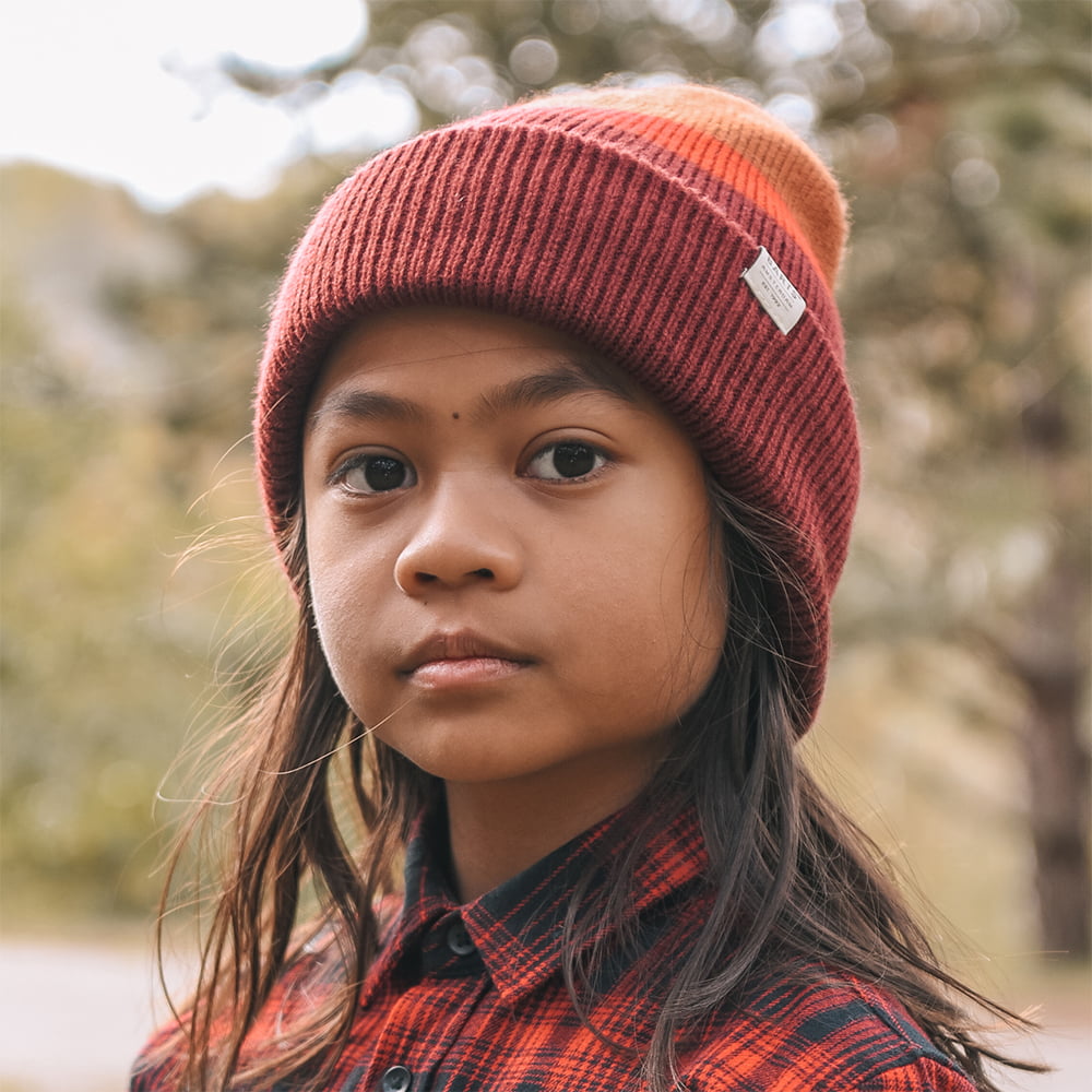 Bonnet Enfant Metrop bordeaux-rouille BARTS