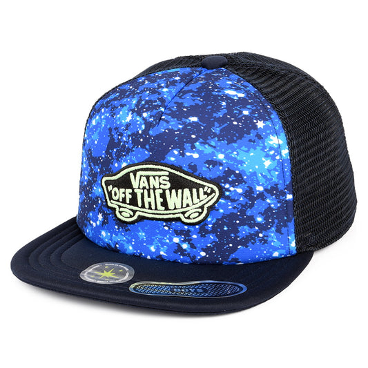 Casquette Trucker Enfant Galactic Glow Classic Patch bleu marine VANS