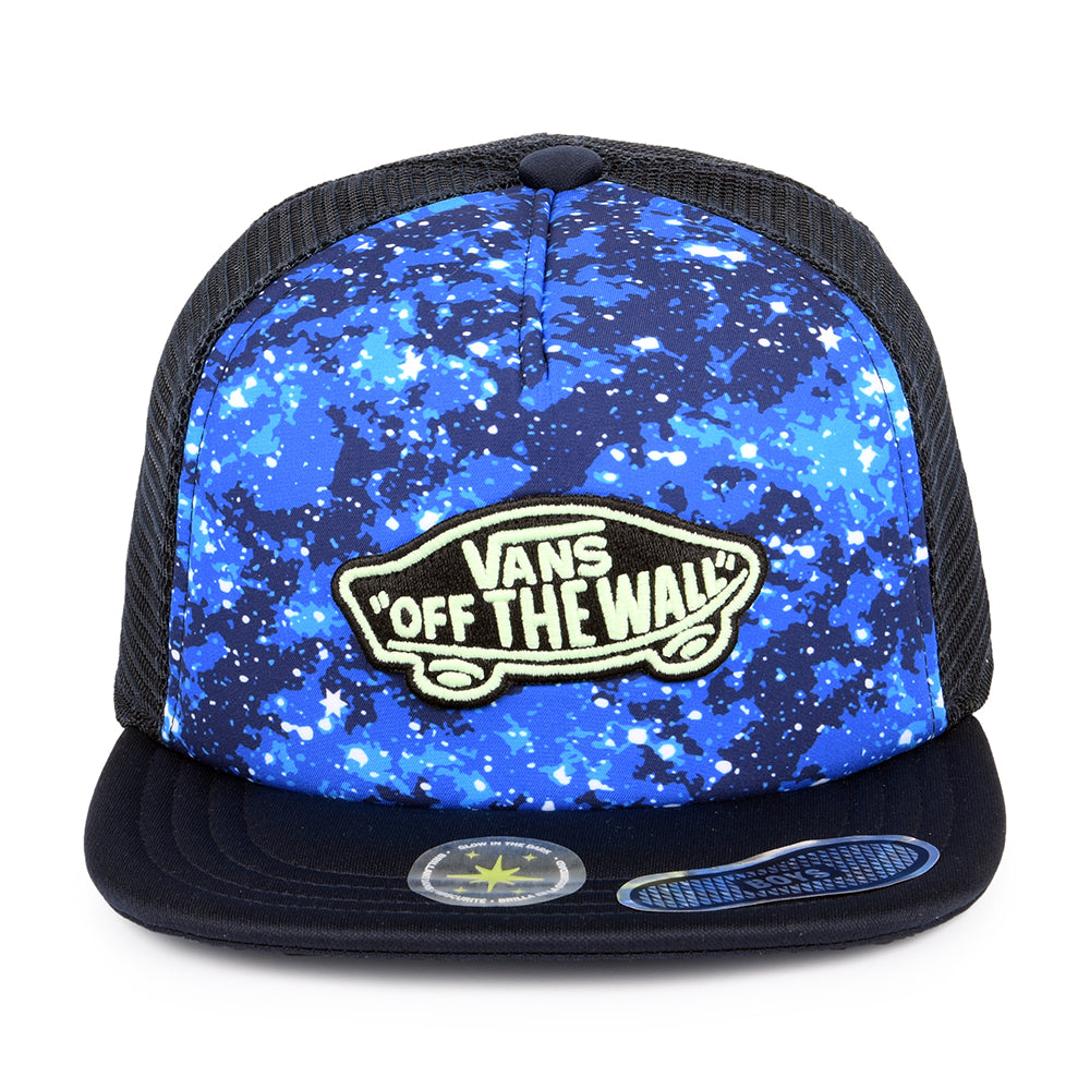 Casquette Trucker Enfant Galactic Glow Classic Patch bleu marine VANS