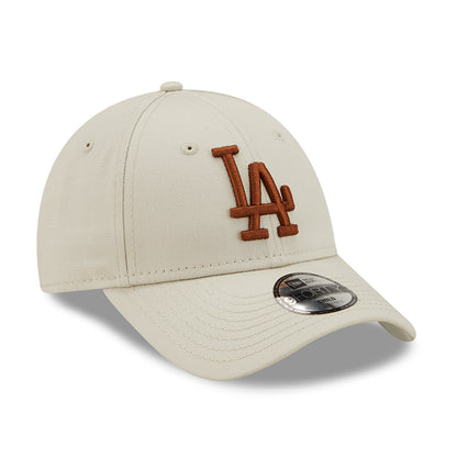 Casquette Enfant 9FORTY MLB League Essential L.A. Dodgers pierre-caramel NEW ERA