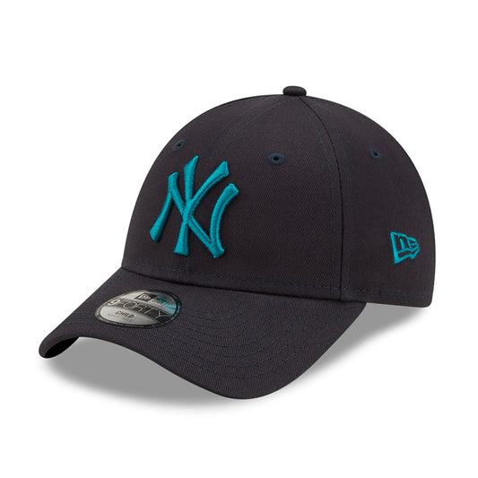 Casquette Enfant 9FORTY MLB League Essential New York Yankees bleu marine-bleu sarcelle NEW ERA