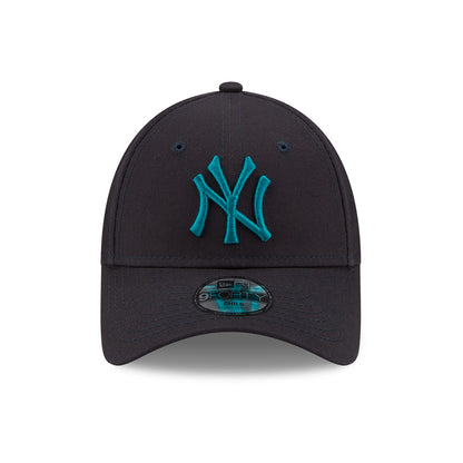 Casquette Enfant 9FORTY MLB League Essential New York Yankees bleu marine-bleu sarcelle NEW ERA