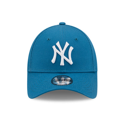 Casquette Enfant 9FORTY MLB League Essential New York Yankees bleu sarcelle-blanc NEW ERA