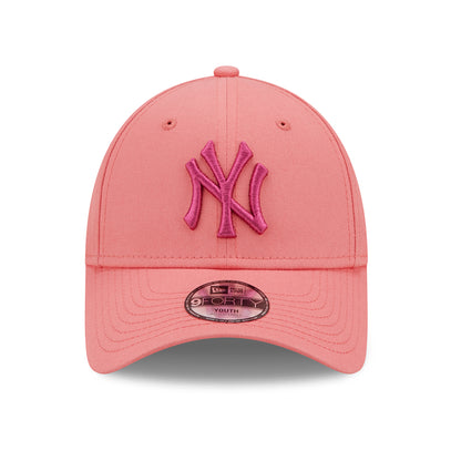 Casquette Enfant 9FORTY MLB League Essential New York Yankees rose clair-rose NEW ERA