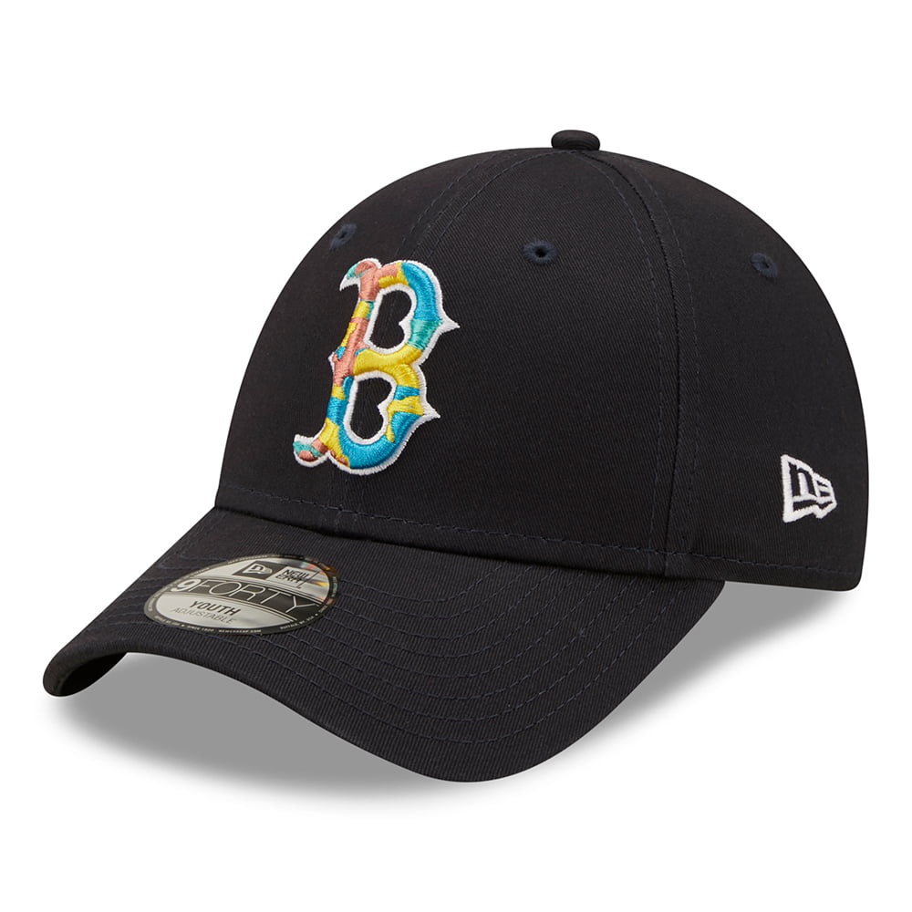 Casquette Enfant 9FORTY MLB Camo Infill Boston Red Sox bleu marine NEW ERA