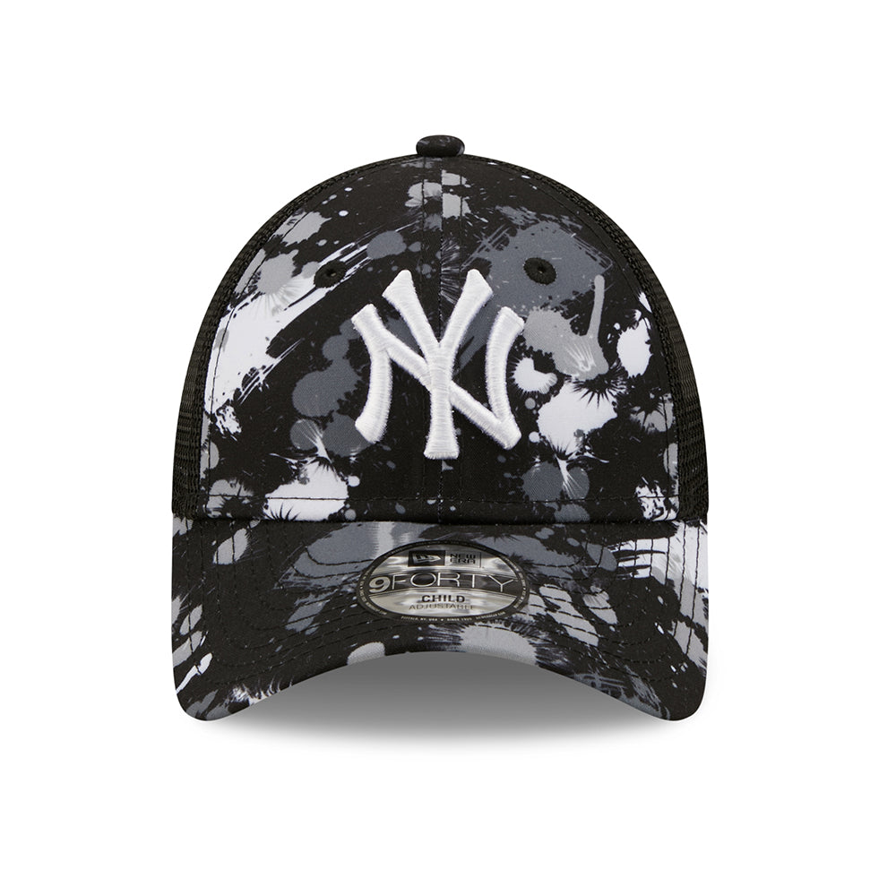 Casquette Trucker Enfant 9FORTY MLB Print New York Yankees bleu marine-blanc NEW ERA